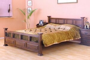 Solid Wood Jali Bed