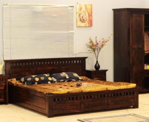 Solid Wood Kuber Bed