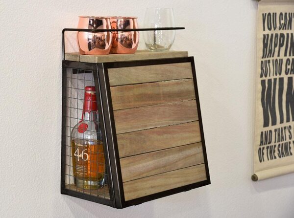 Solid Wood Indiana Wall Hanging Bar - Image 5