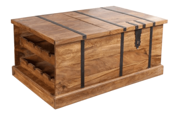Solid Wood Country Wine Box Bar - Image 2