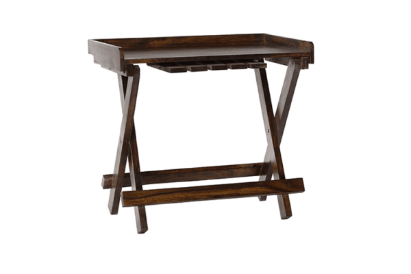 Solid Wood Kuber Bar Trolley / Table - Image 3