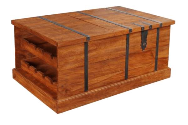 Solid Wood Country Wine Box Bar - Image 3