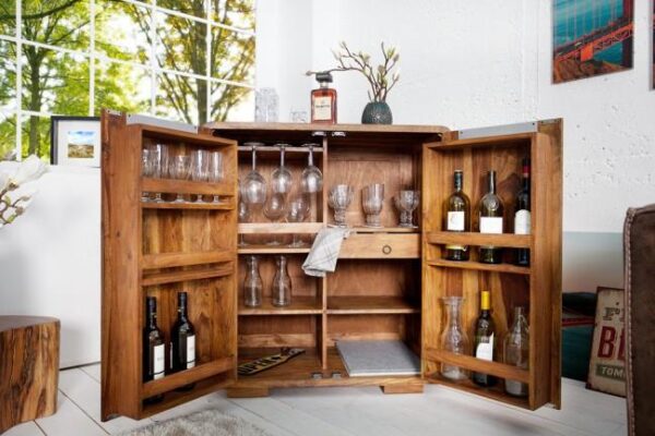 Solid Wood Curved Bar - Image 5