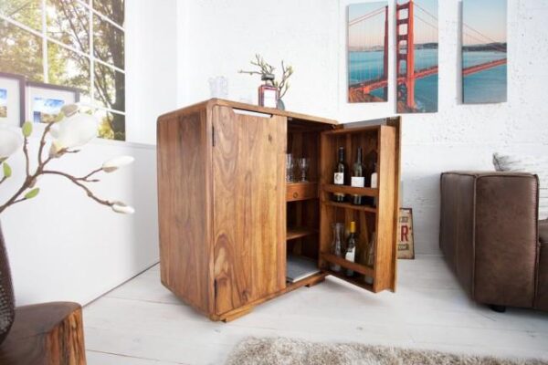 Solid Wood Curved Bar - Image 7