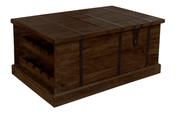 Solid Wood Country Wine Box Bar - Image 4