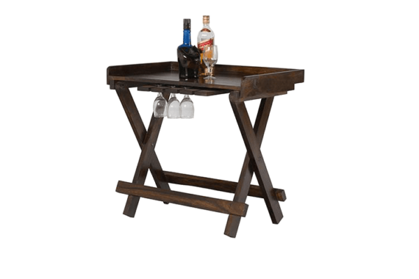 Solid Wood Kuber Bar Trolley / Table - Image 4