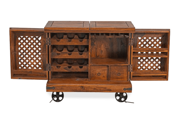Solid Wood Jali Bar Tully - Image 5