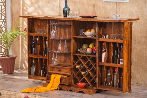 Solid Wood Brass MAJESTIC Bar Honey - Image 2