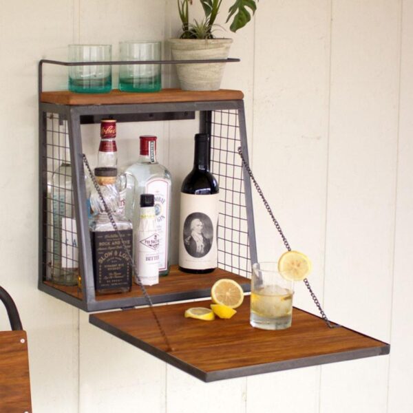 Solid Wood Indiana Wall Hanging Bar - Image 6
