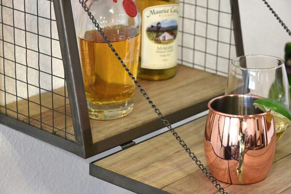 Solid Wood Indiana Wall Hanging Bar - Image 3