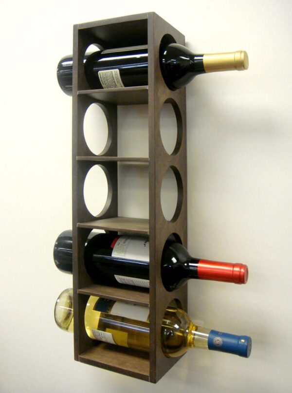 Solid Sheesham Wood Charlie Wine Rack - Image 2