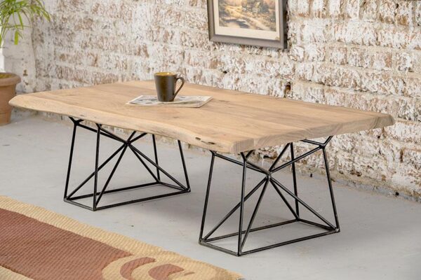 Solid Wood INDIANA Bare Coffee Table - Image 2