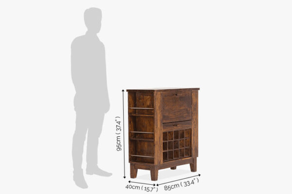 Solid Wood Romeo Bar - Image 7