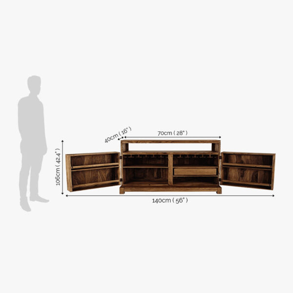 Solid Wood Voted Bar - Image 7
