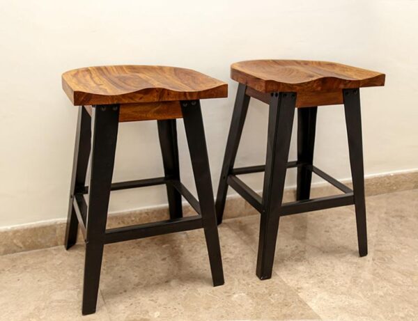 Solid Wood INDIANA Breakfast Dining Table Set 4 Seater - Image 11