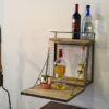 Solid Wood Indiana Wall Hanging Bar