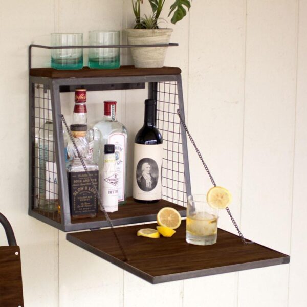 Solid Wood Indiana Wall Hanging Bar - Image 7
